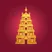 Arul app icon — a gold gopuram temple tower on deep crimson